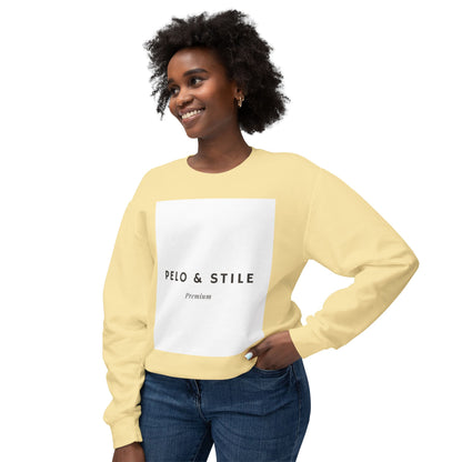 Pelo & Stile Unisex Lightweight Crewneck Sweatshirt