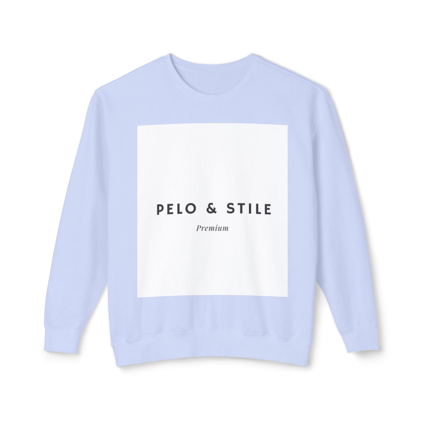 Pelo & Stile Unisex Lightweight Crewneck Sweatshirt