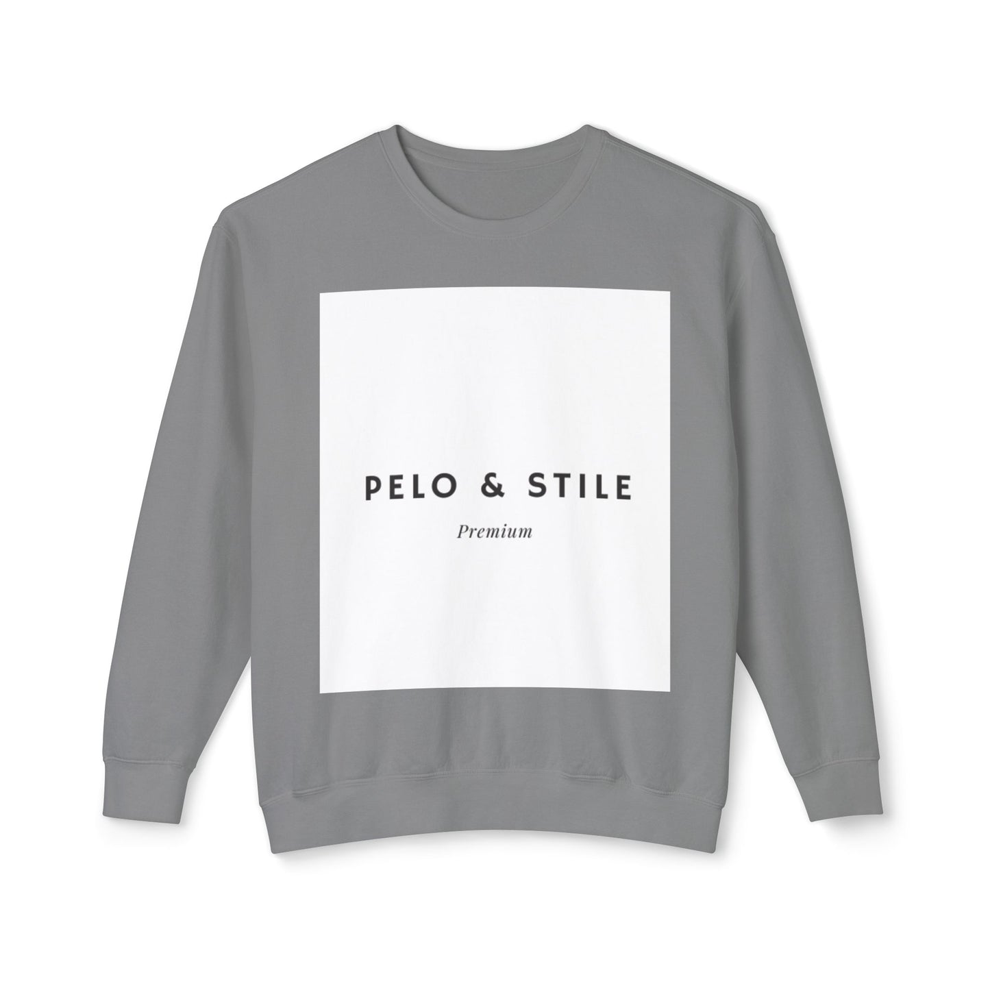 Pelo & Stile Unisex Lightweight Crewneck Sweatshirt