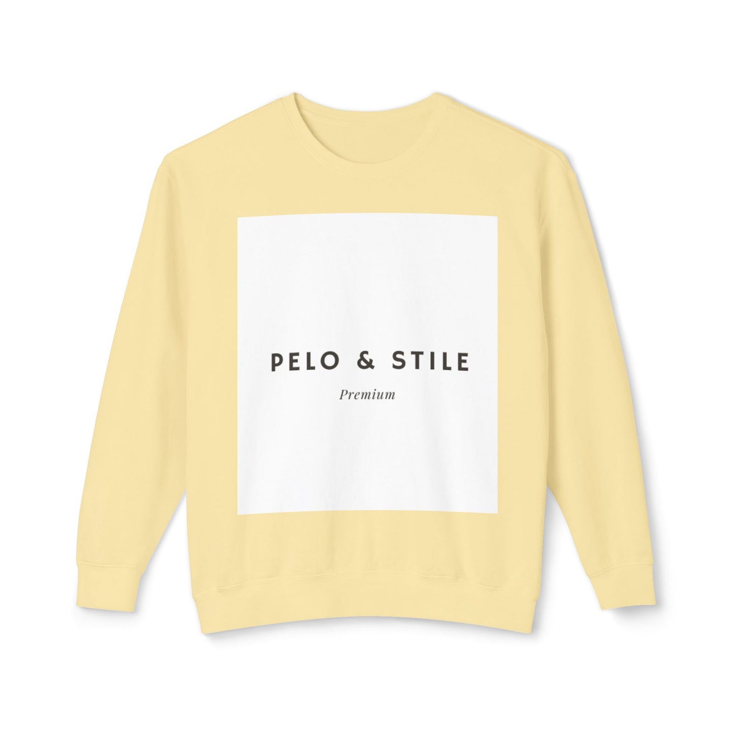 Pelo & Stile Unisex Lightweight Crewneck Sweatshirt