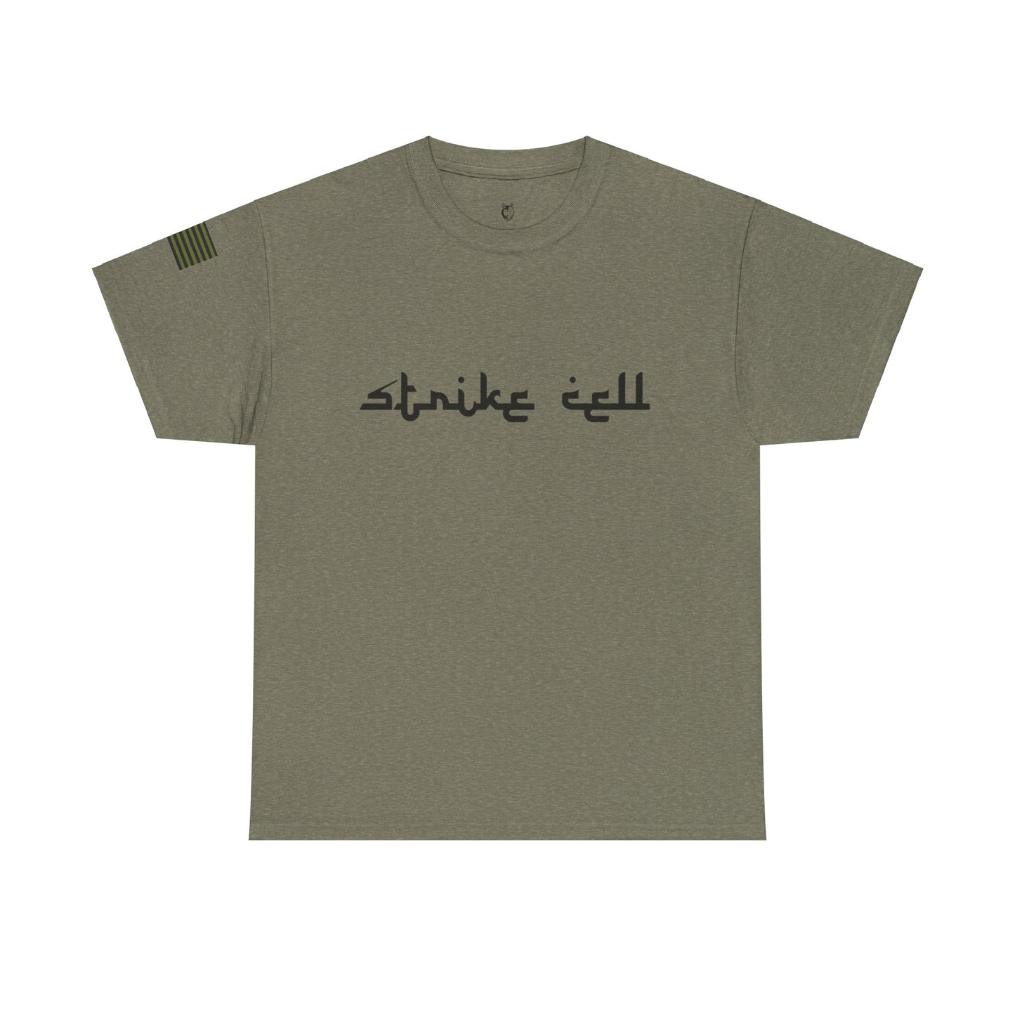 Pelo & Stile Unisex Heavy Cotton Tee: Strike Hard & Join the Ranks - Military Inspired Graphic Shirt