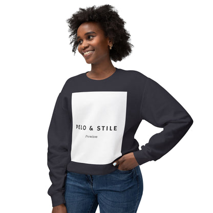 Pelo & Stile Unisex Lightweight Crewneck Sweatshirt