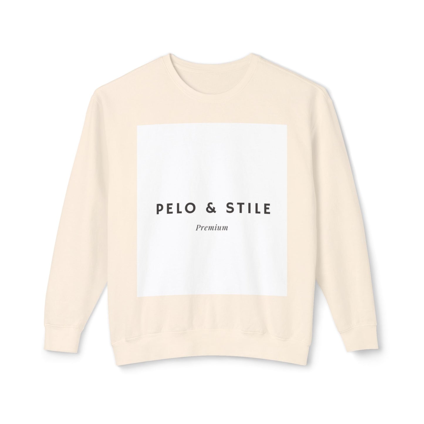 Pelo & Stile Unisex Lightweight Crewneck Sweatshirt