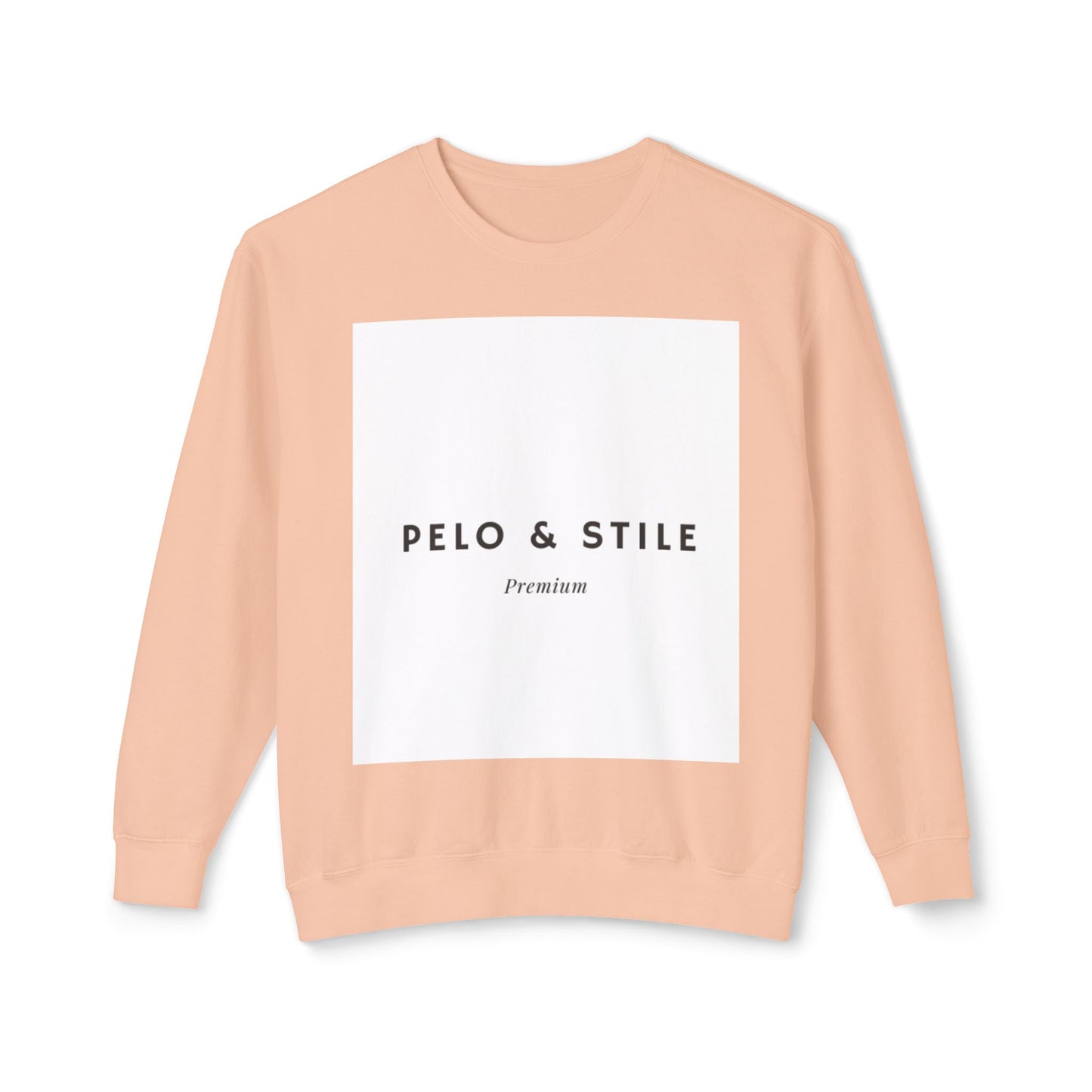 Pelo & Stile Unisex Lightweight Crewneck Sweatshirt