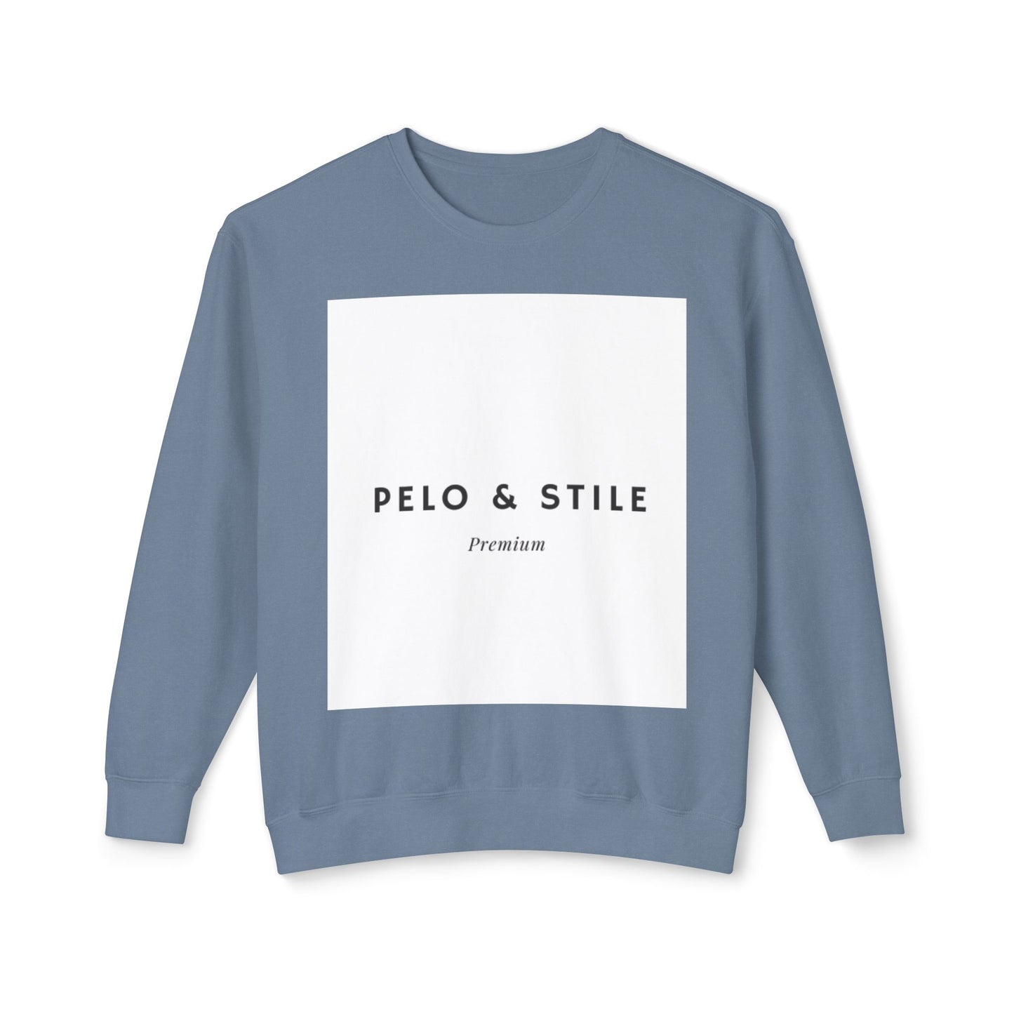 Pelo & Stile Unisex Lightweight Crewneck Sweatshirt