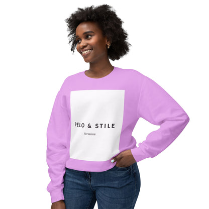 Pelo & Stile Unisex Lightweight Crewneck Sweatshirt