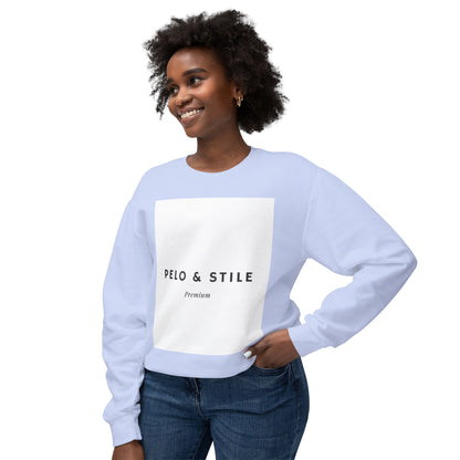 Pelo & Stile Unisex Lightweight Crewneck Sweatshirt