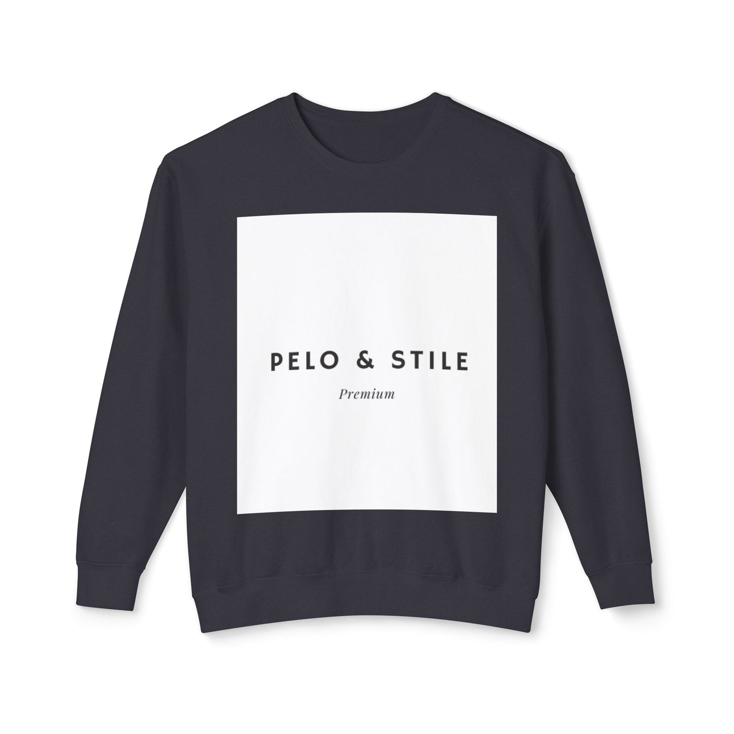 Pelo & Stile Unisex Lightweight Crewneck Sweatshirt