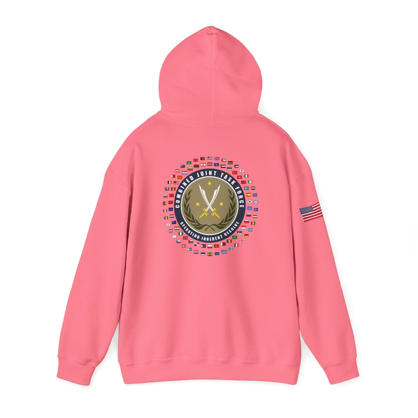 Pelo & Stile Unisex Heavy Blend™ Hooded Sweatshirt -  Military Style