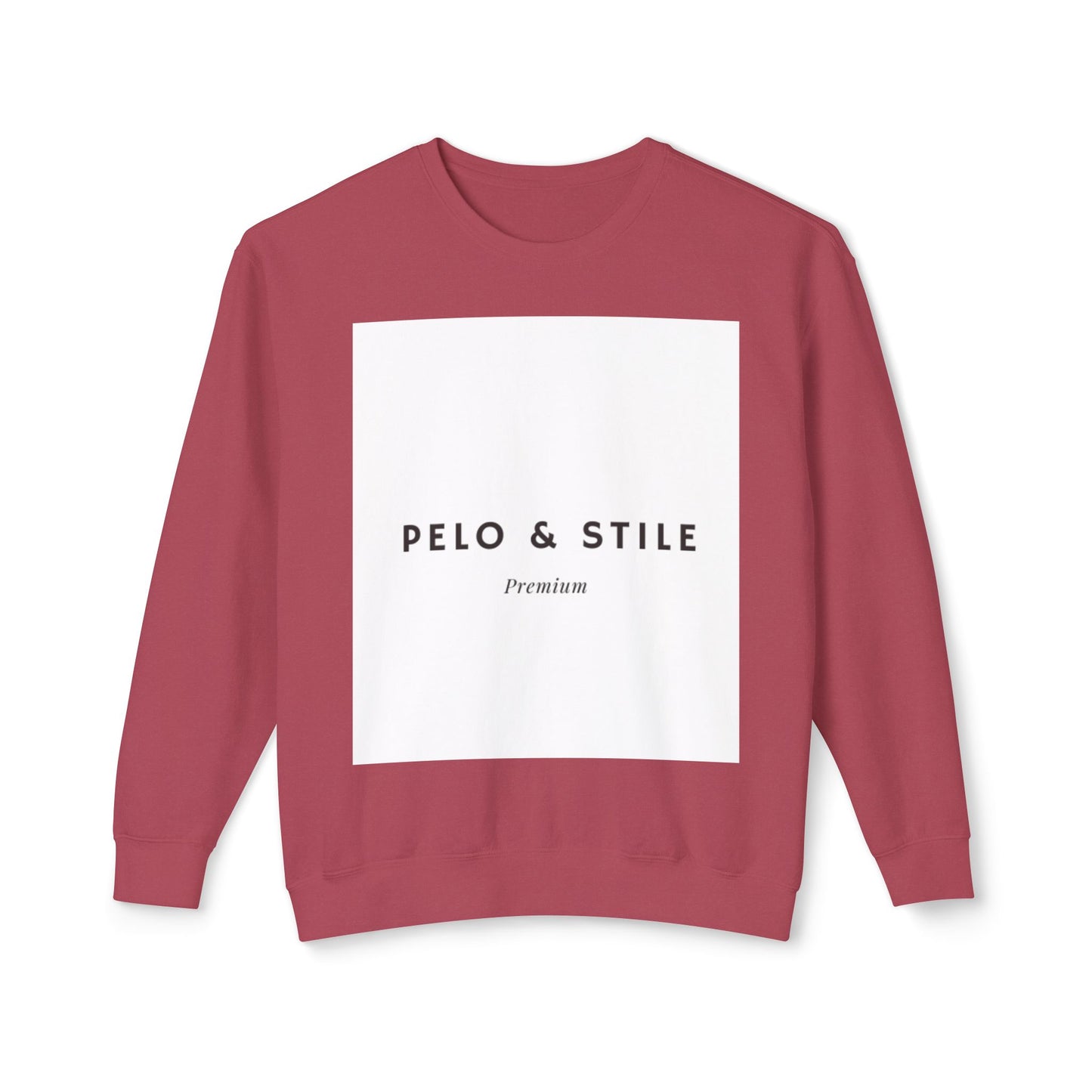 Pelo & Stile Unisex Lightweight Crewneck Sweatshirt