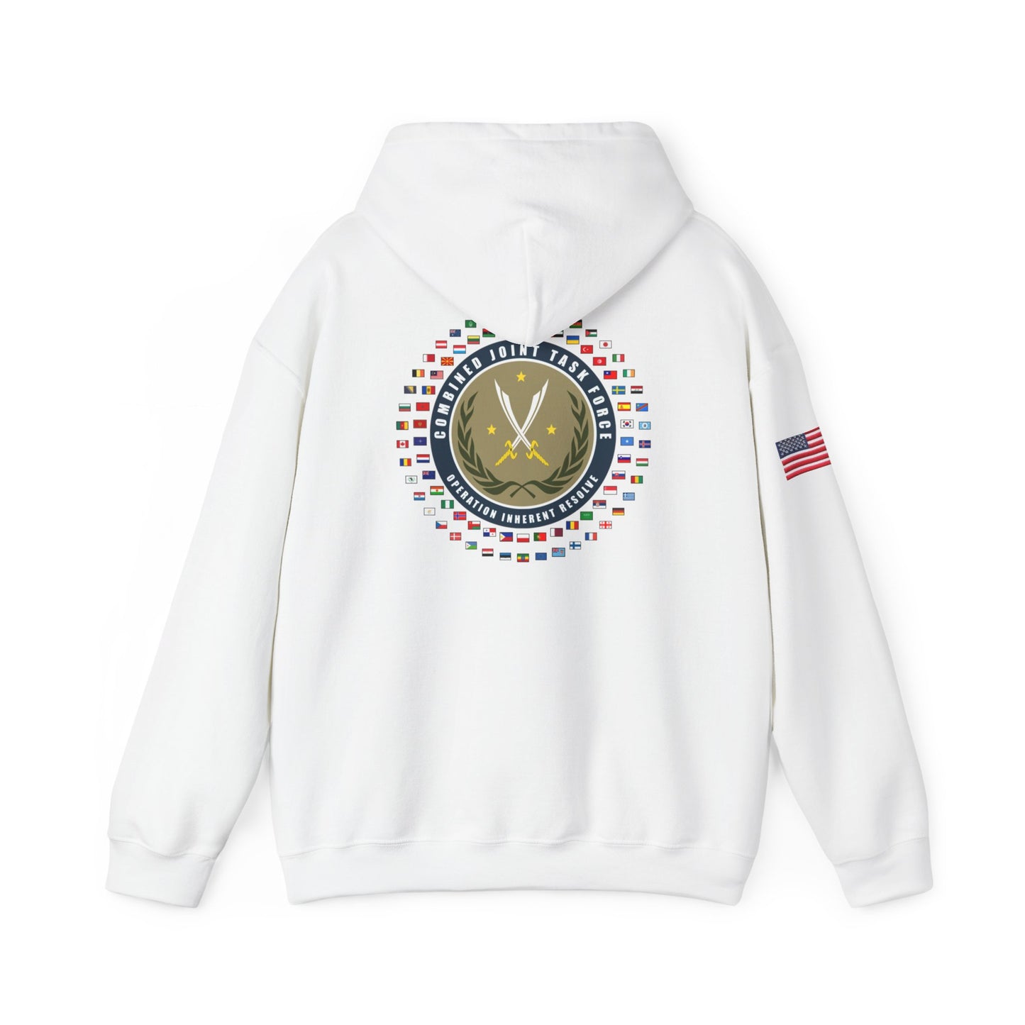 Pelo & Stile Unisex Heavy Blend™ Hooded Sweatshirt -  Military Style