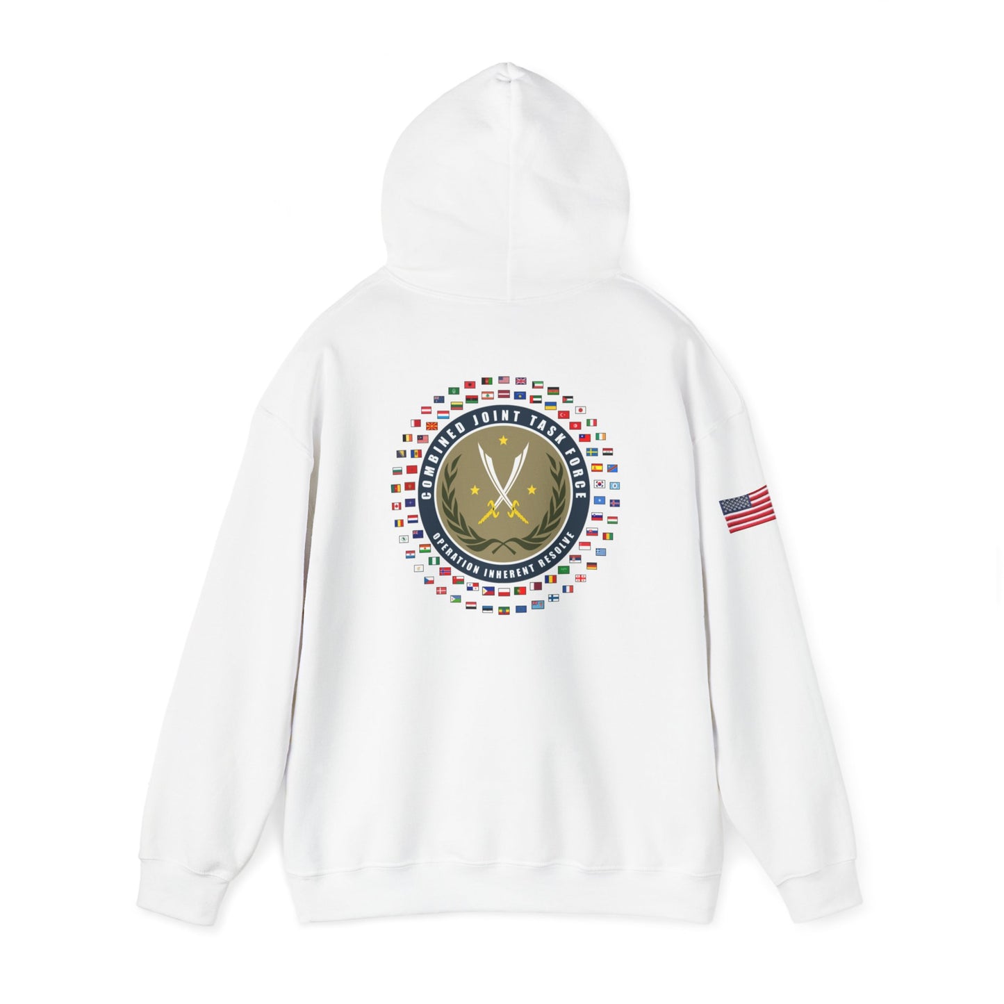 Pelo & Stile Unisex Heavy Blend™ Hooded Sweatshirt -  Military Style