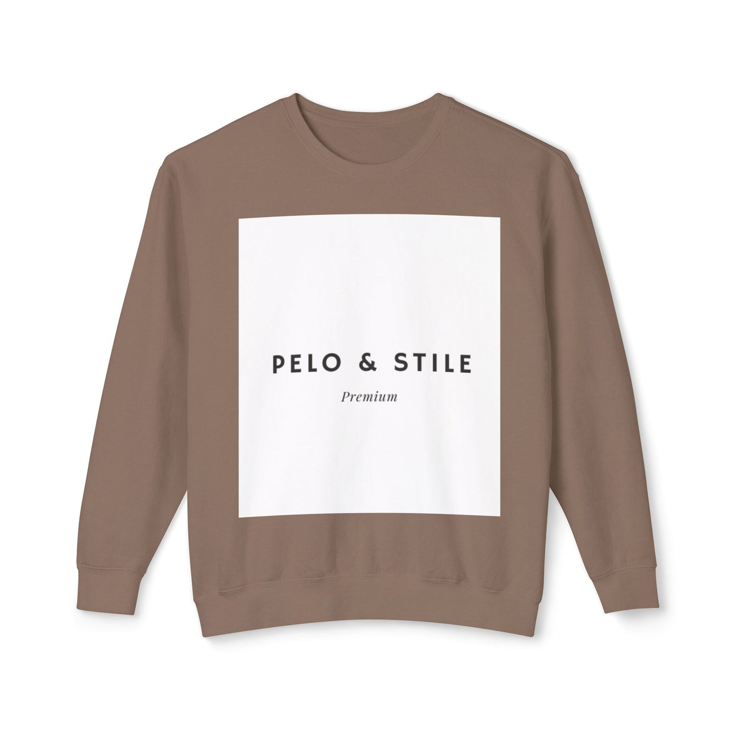 Pelo & Stile Unisex Lightweight Crewneck Sweatshirt