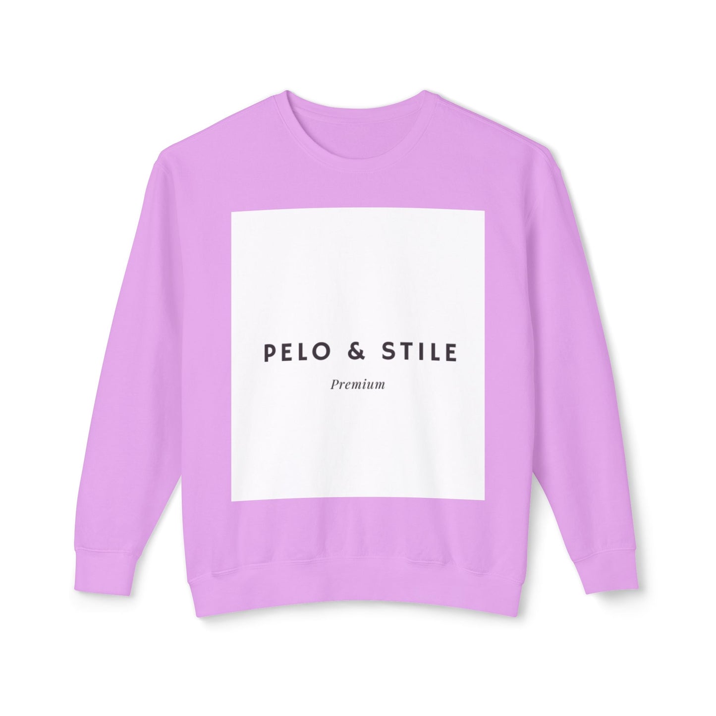 Pelo & Stile Unisex Lightweight Crewneck Sweatshirt